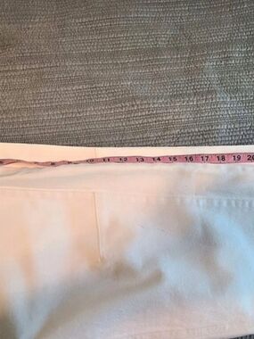 Free Assembly Women's Cropped Carpenter Barrel Jeans White Size 8